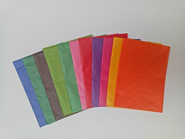 彩色蜡光纸现货12种颜色可供选择